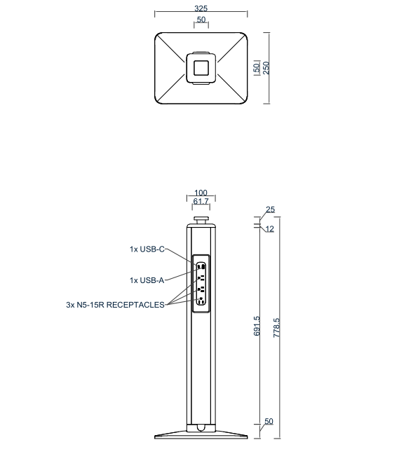 Ligador de energia PBK 1WAY