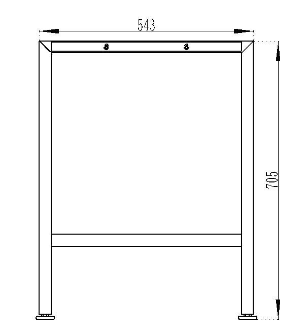 Pés de mesa HMS35